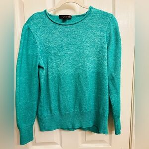 Bright Green Lightweight Sweater Women’s S/P Spring Lightweight Work